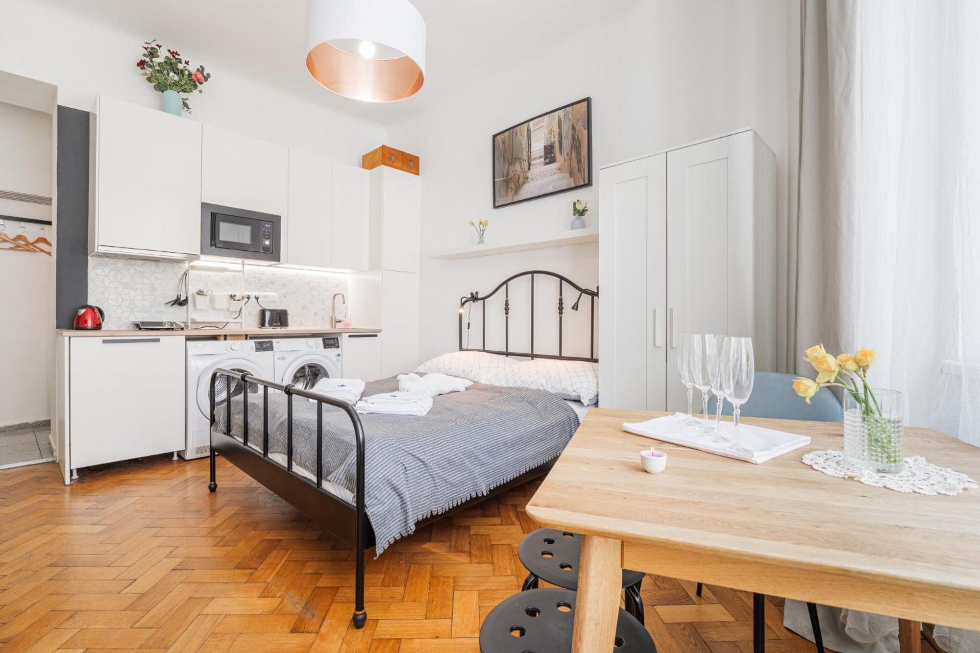 Bright Downtown Studio Praga Exterior foto